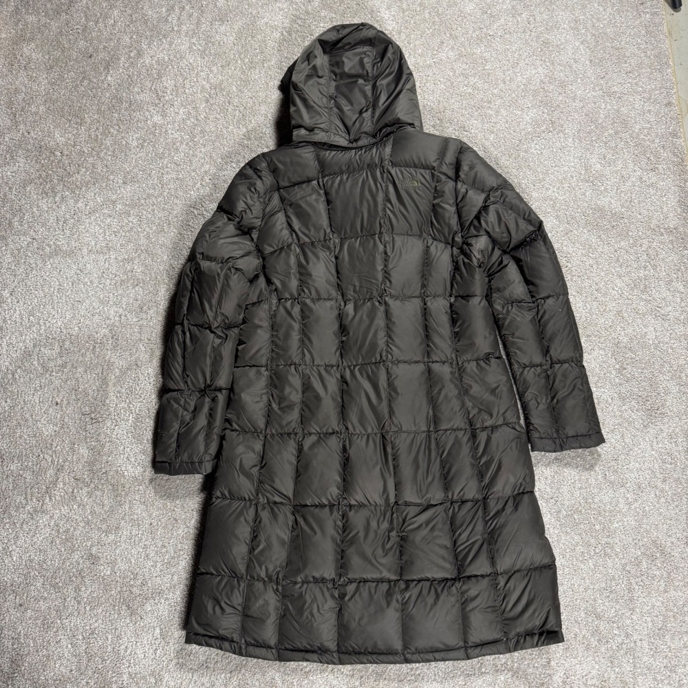 The North Face Metropolis Parka Womens XL Dark Olive Green Down Puffer Coat - Picture 2 of 15